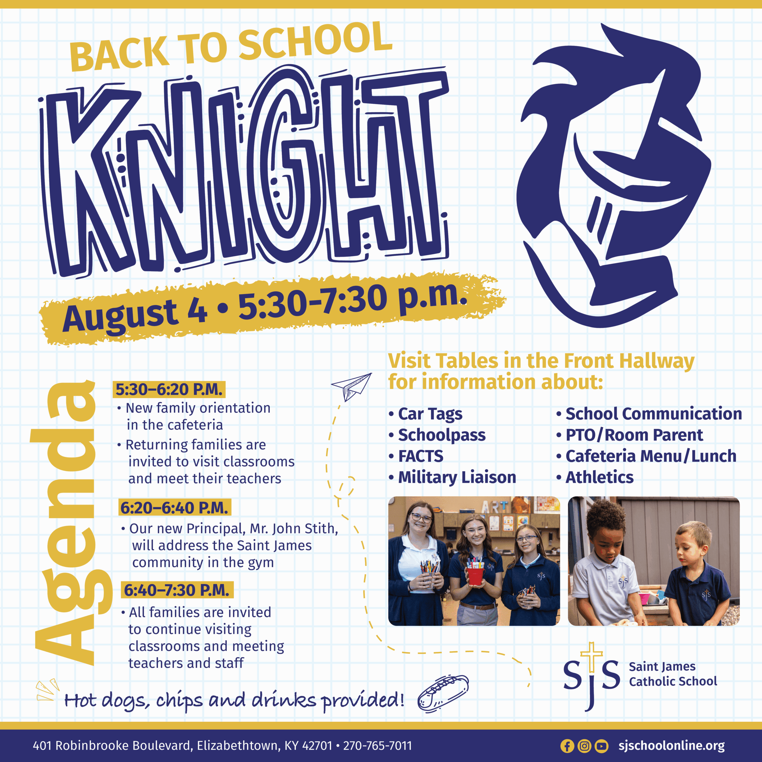 Back to School Knight (Aug. 4)