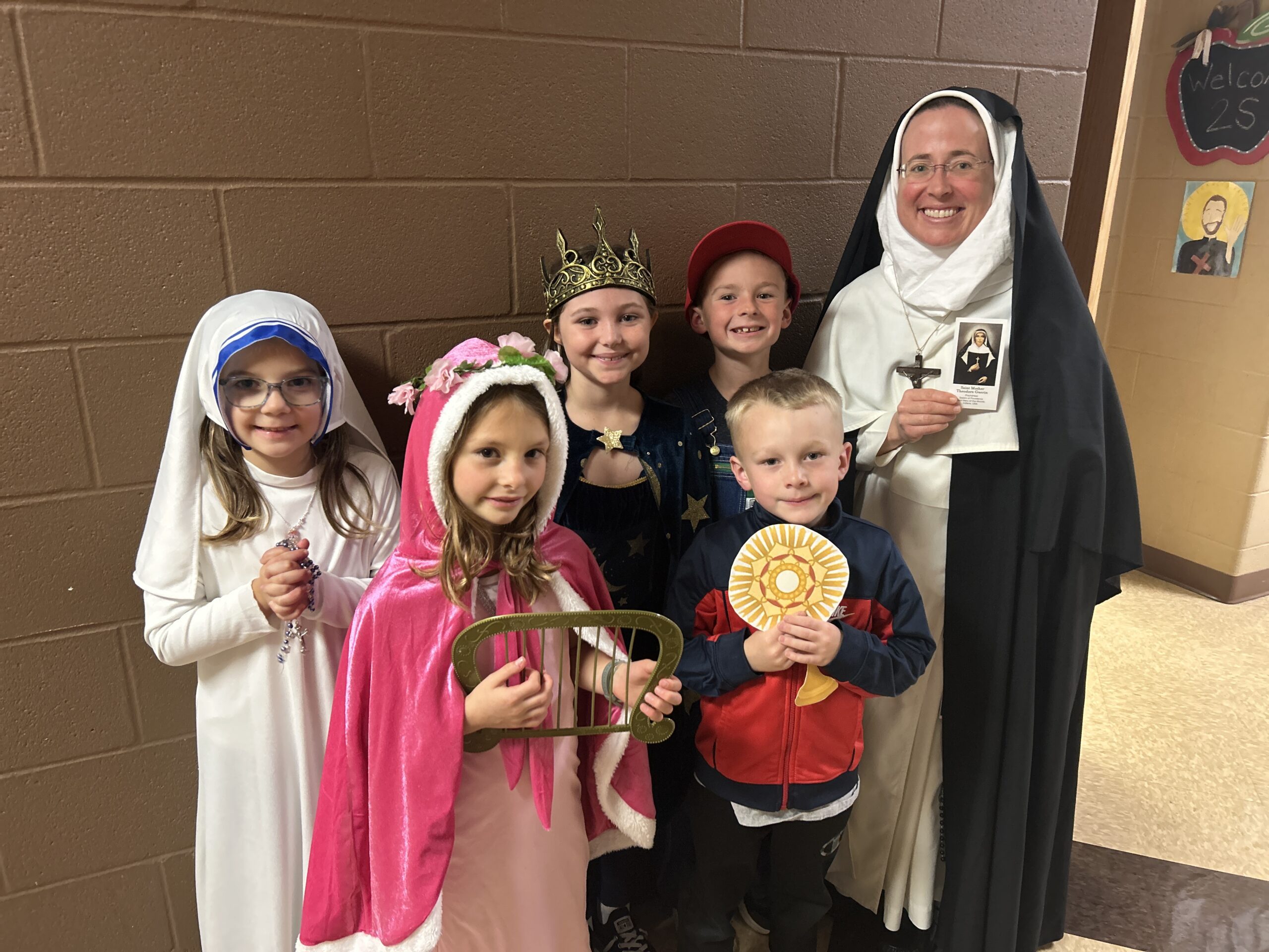 Saints and Character Dress Up Day at SJS